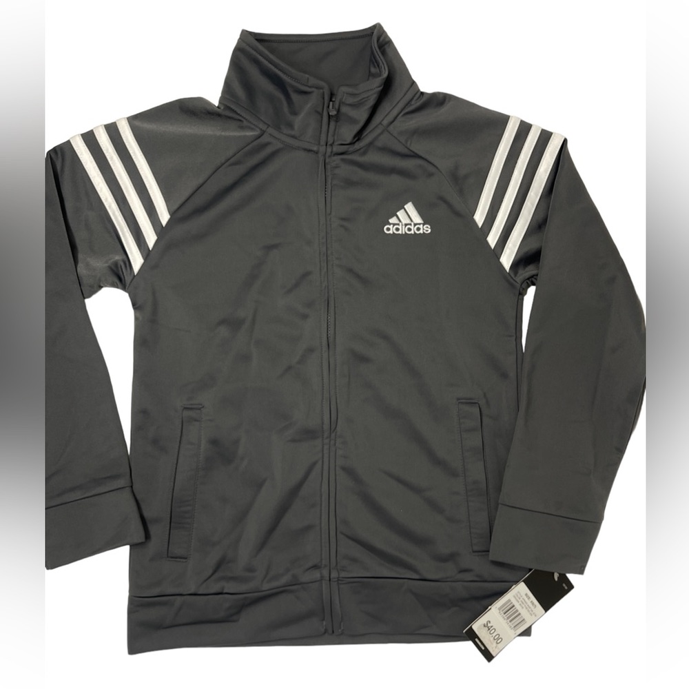 NWT Adidas Boy Kid Track Jacket XS 7  New c15c3